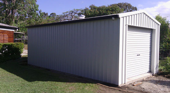 Colorbond garage single bay