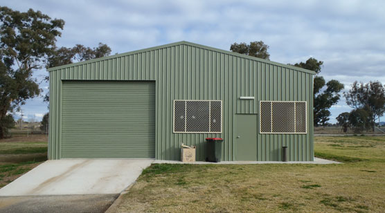 Commercial Storage shed at a school