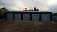 Commercial storage shed