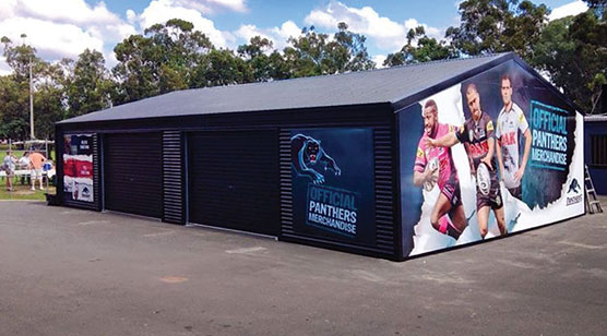 Commercial storage sports equipment