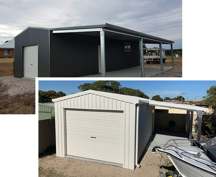 Practical Durable Sheds with Awnings Desktop