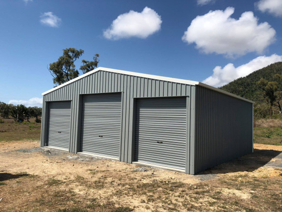 Skillion or Gable Roof Triple Garages