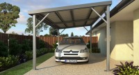 carport skillion roof single bay