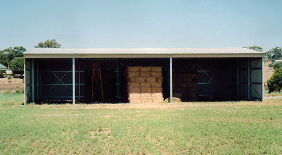 eumundi hay zincalume rural shed