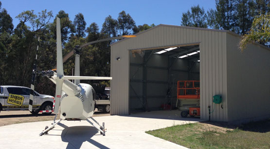 helicopter shed aircraft hangar