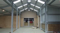 queenstown stables interior colorbond roller door