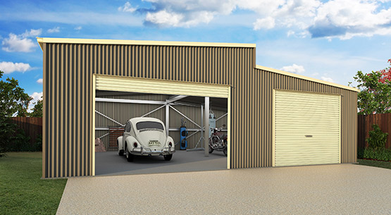 skillion garage workshop