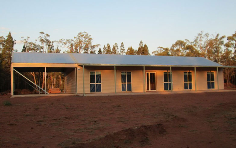 Aussie Retreat steel framed home