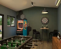 Shed Interior Gym Gable Interior min