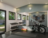 Shed Interior Gym Gable min