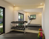 Shed Interior Gym min