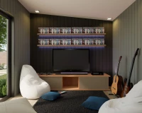 Shed Interior Kids hideaway Skillion Interior min