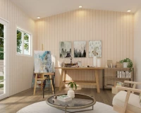 Shed Interior She Shed Gable Interior min