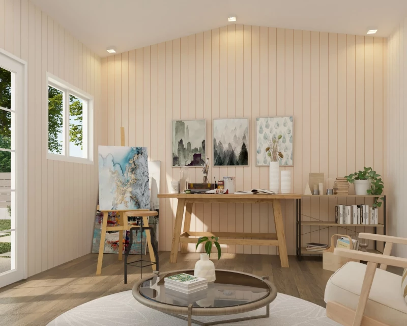 Shed Interior She Shed Gable Interior min