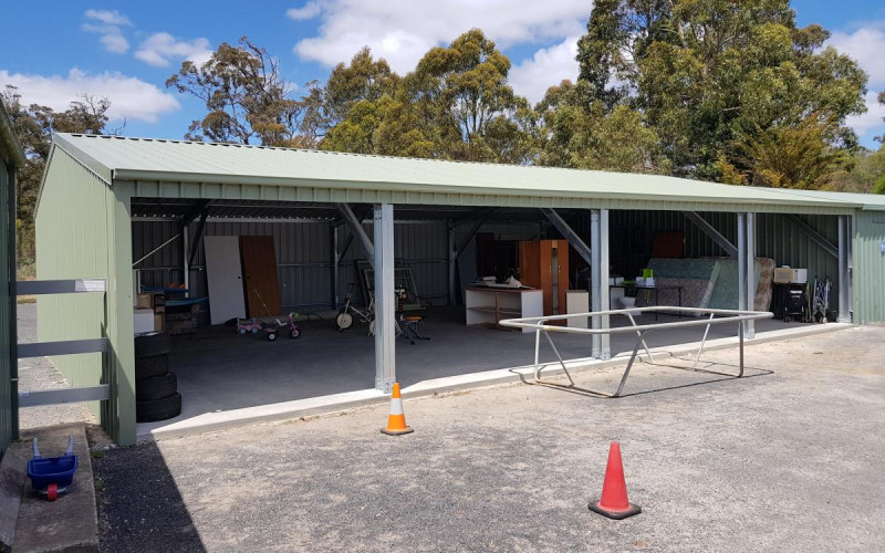 Sheds n Homes Launceston Council Storage Shelter 1